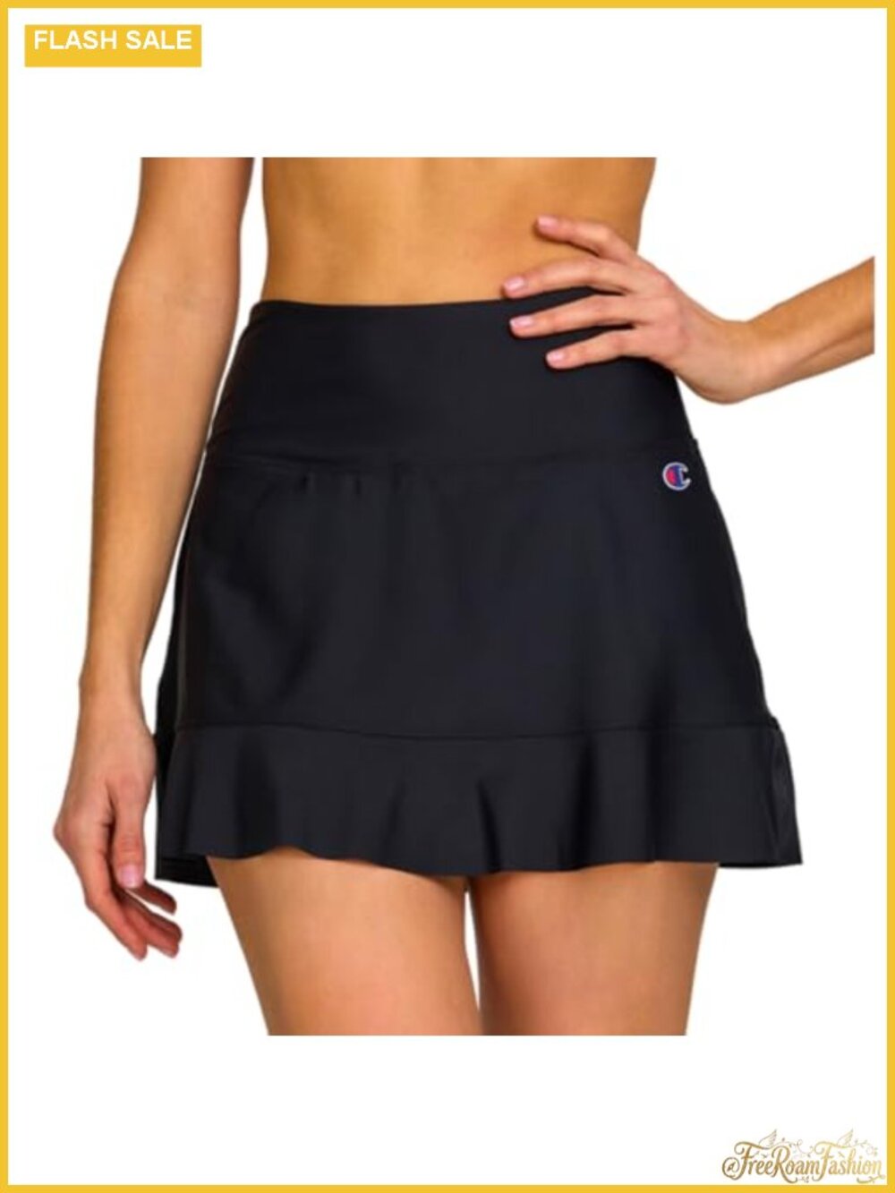High Waisted Swim Skirt Tummy Control Swimdress with Built-In Shorts